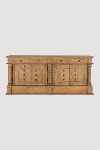 Buffet 4 portesen bois de manguier - 200 x 90 x 50 cm