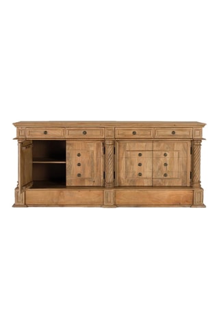Buffet 4 portesen bois de manguier - 200 x 90 x 50 cm