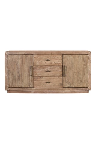 Buffet 2 portes en bois - 175 x 86 x 40 cm
