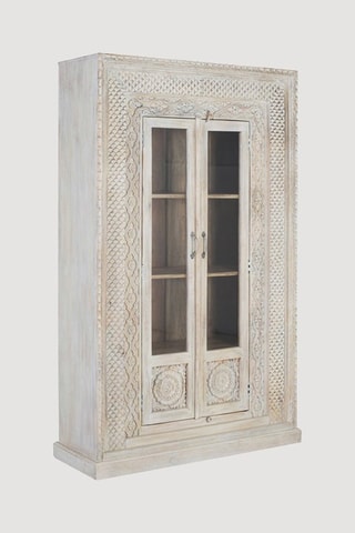 Armoire 2 portes en manguier - 110 x 180 x 40 cm