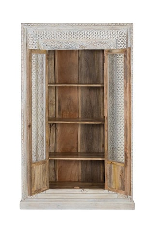 Armoire 2 portes en manguier - 110 x 180 x 40 cm