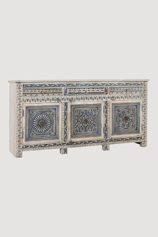 Buffet 3 portes en manguier - 190 x 96 x 44 cm