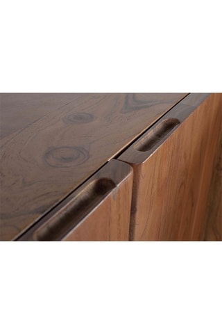 Buffet 6 portes en acacia - 220 x 74 x 45 cm