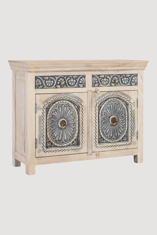 Buffet 2 portes en manguier - 116 x 90 x 40 cm