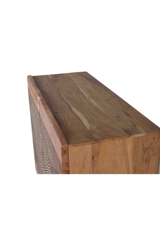 Buffet 2 portes en acacia - 90 x 86 x 40 cm