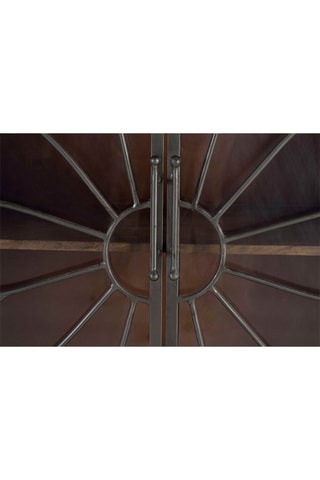 Buffet 2 portes en bois de manguier - 140 x 96 x 40 cm