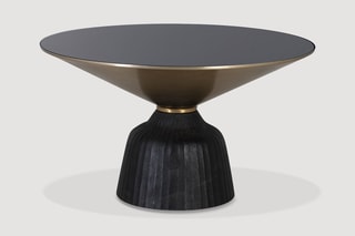 Table basse en verre - 76 x 44 x 76 cm