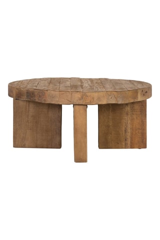 Table basse en manguier - 90 x 90 x 42 cm