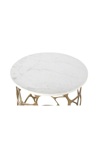 Table basse en marbre - 50 x 55 x 50 cm