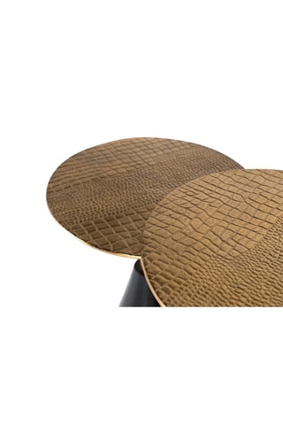 2 tables basses - 46 x 56 x 46 cm et 41 x 52 x 41 cm