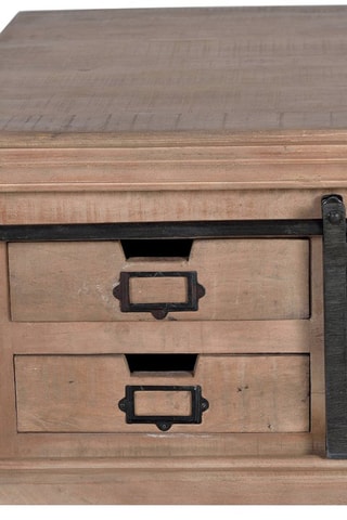 Table basse 1 porte - Naturel