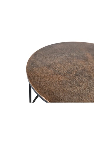 2 tables d'appoint - 70 x 42 / 81 x 47 cm