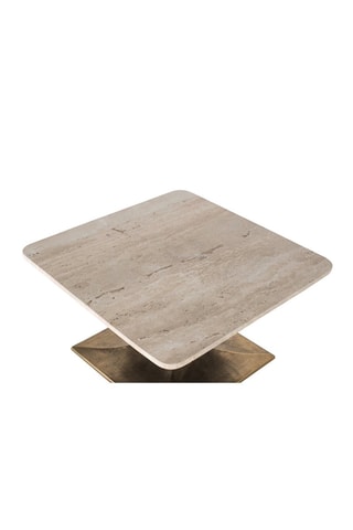 Table basse en marbre - 90 x 41 x 90 cm