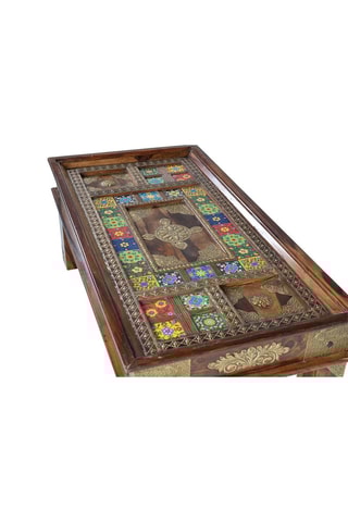 Table basse en bois de rose - 120 x 45 x 60 cm