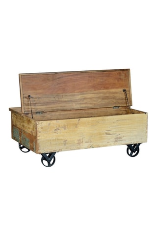 Table basse 2 abattants - Naturel