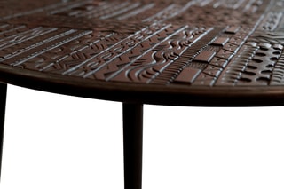 Table basse - Naturel et noir