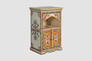 Table d'appoint 2 portes - Multicolore