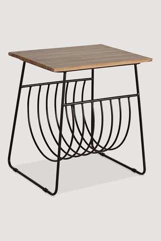 Table d'appoint en bois de manguier - 56 x 40 x 60 cm