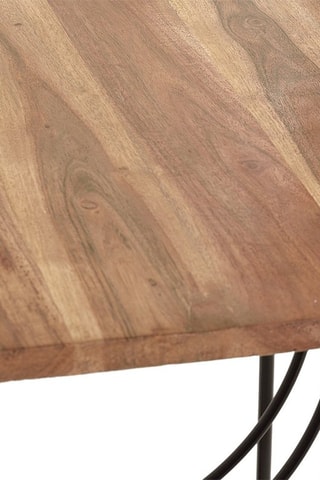 Table d'appoint en bois de manguier - 56 x 40 x 60 cm