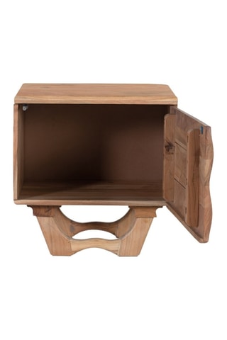 Table de chevet 1 tiroir en acacia - 50 x 40 x 52 cm