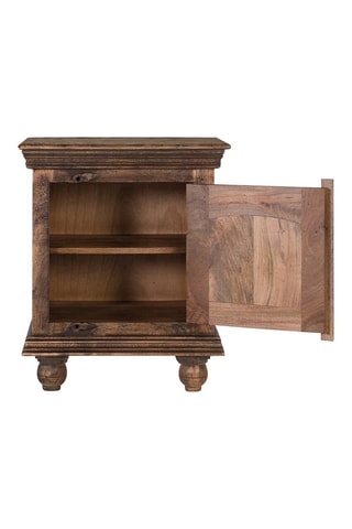 Table de chevet en manguier massif - 55 x 66 x 40 cm