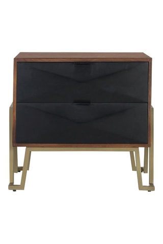 Table de chevet en manguier - 68 x 61 x 45 cm