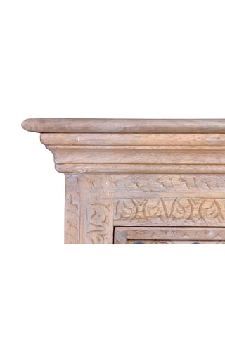 Table de chevet 2 tiroirs - Naturel