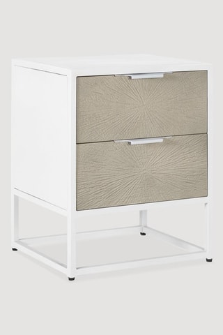 Table de chevet 2 tiroirs - 50 x 60 x 40 cm