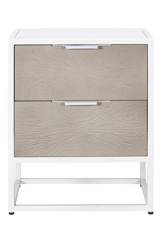 Table de chevet 2 tiroirs - 50 x 60 x 40 cm