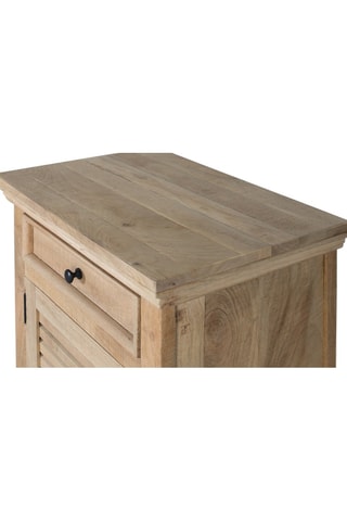 Table de chevet en bois de manguier - 55 x 65 x 40 cm