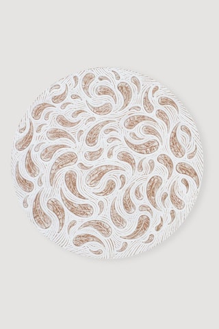 Panneau décoratif - Beige et blanc