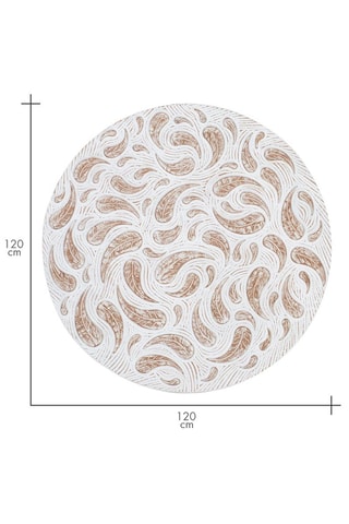 Panneau décoratif - Beige et blanc