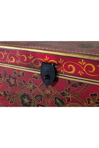 2 coffres de rangement en bois de manguier