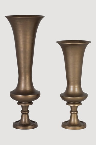 2 vases - 80/62 cm - Doré