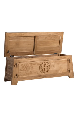 Banc-coffre en teck