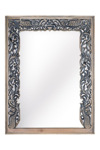 Miroir - 91 x 122 x 5 cm - Naturel