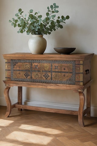 Console en manguier - 116 x 80 x 40 cm
