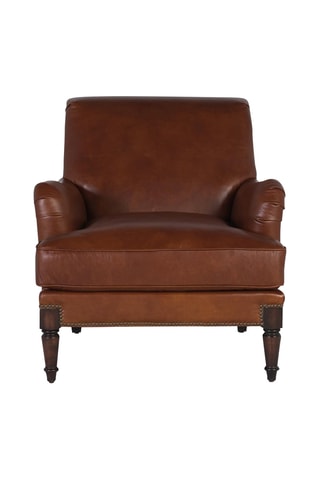Fauteuil - Marron - En cuir