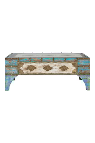 Table basse en manguier - 120 x 46 x 70 cm