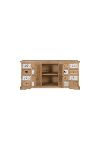 Buffet 2 portes en bois - 160 x 77 x 50 cm