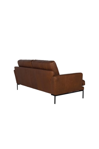 Canapé - Marron - En cuir