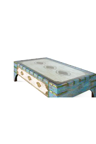 Table basse en manguier - 150 x 46 x 90 cm