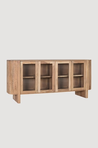 Buffet 4 portes en acacia massif - 180 x 80 x 48 cm