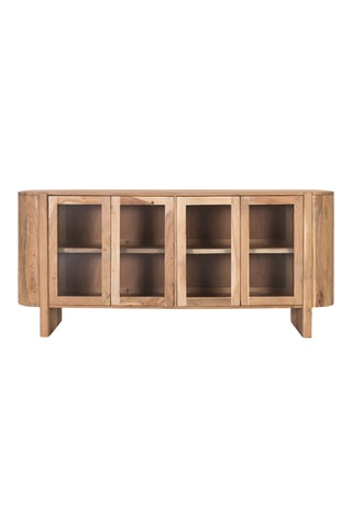 Buffet 4 portes en acacia massif - 180 x 80 x 48 cm