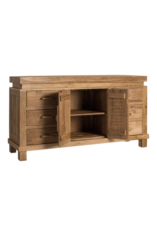 Buffet 2 portes en teck - 153 x 82 x 42 cm