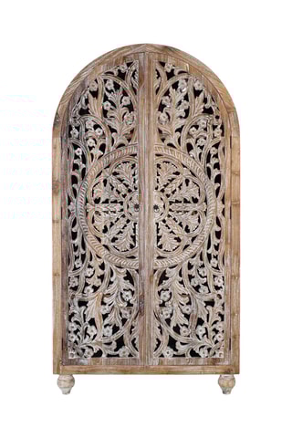 Armoire 2 portes en teck - 100 x 188 x 50 cm