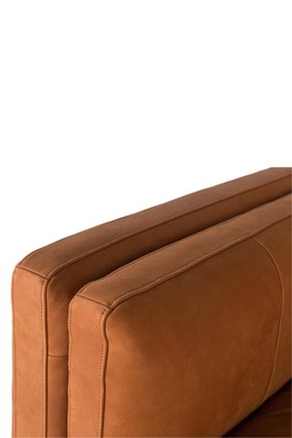 Canapé - Marron - 3 places - En cuir