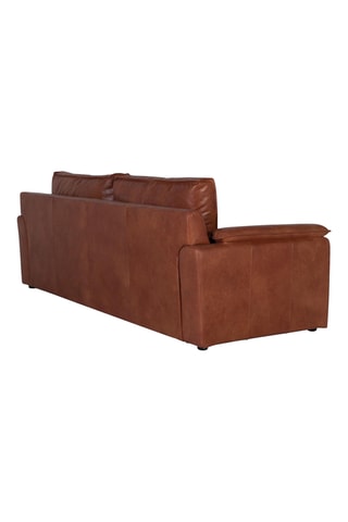 Canapé - Marron - En cuir
