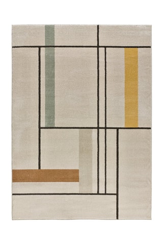 Alfombra Domus - Crudo y negro