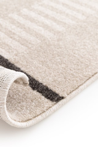 Alfombra Domus - Beige y negro